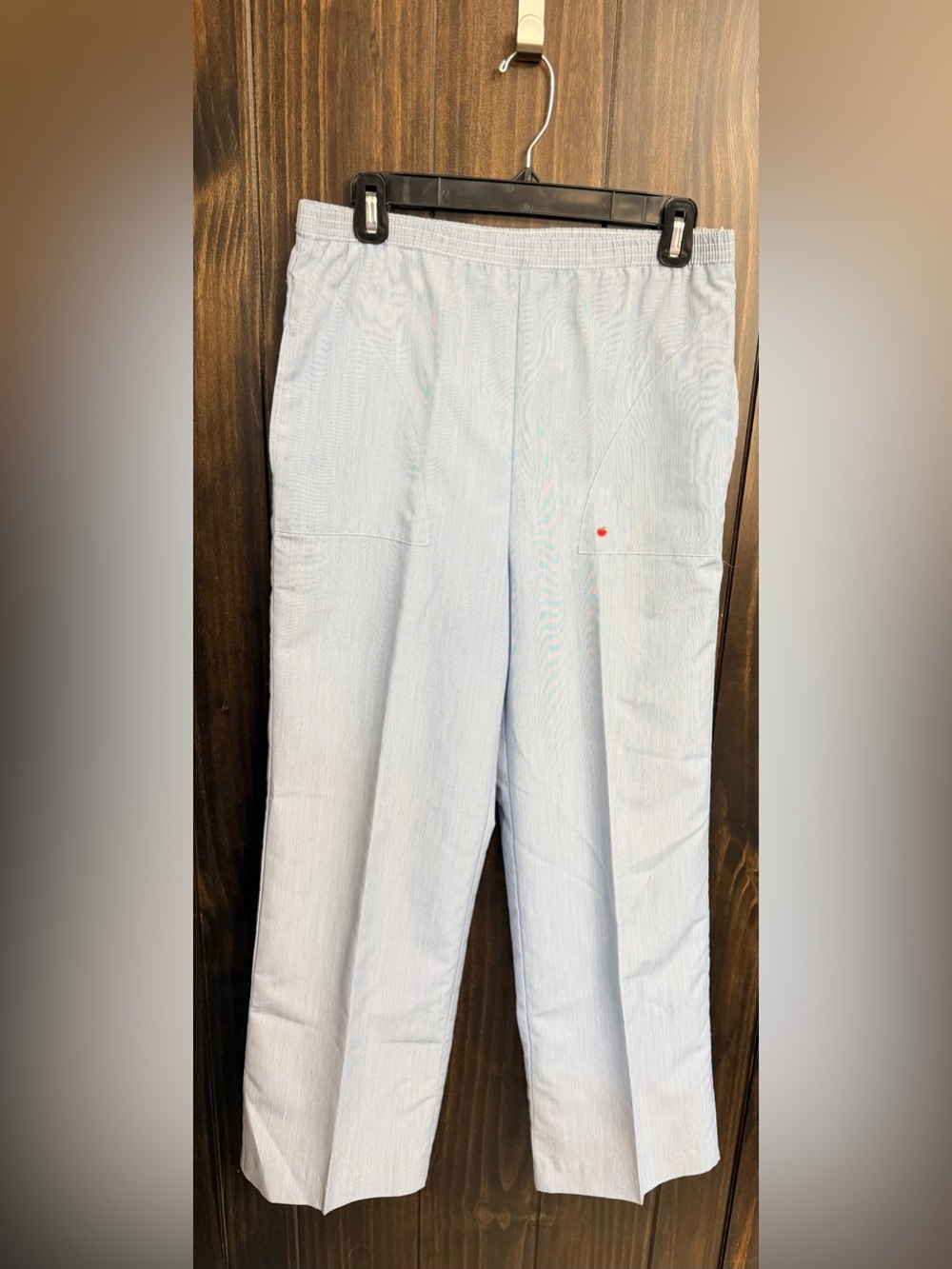 Sweet Apple Vintage Vertical Stripe Seersucker Pants-Size:Medium